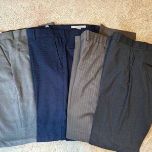 SET OF 4/PERRY ELLIS Men's Slacks: Excellent Condition. Set of 4. Size: 32X32.